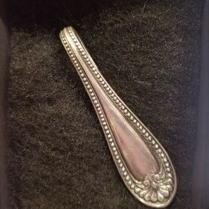 📿Stunning sterling silver spoon necklace